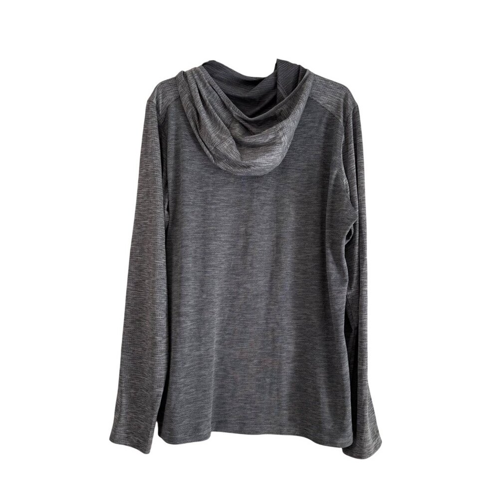 Kuhl Gray Performance Lightweight Pullover Hoodie… - image 4